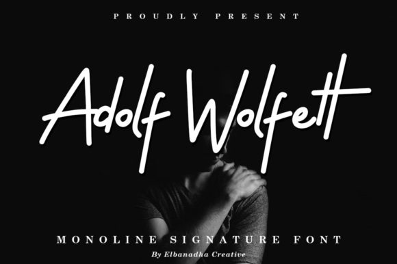 Adolf Wolfett: A Signature Script Font for Small Business Branding