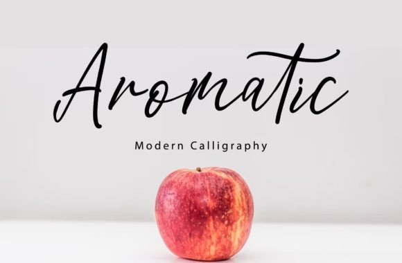 Aromatic Script Handwritten Font for Elegant Design Projects