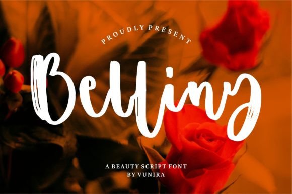 Belliny: A Refined Script Handwritten Font for Elegant Design