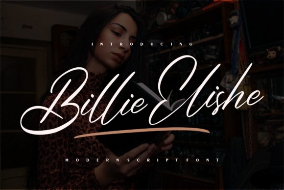 Billie Elishe Script Font for Digital Design
