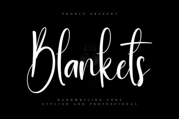Blankets Font: Elegant Script Handwritten Typeface for Scroll-Stopping Visuals