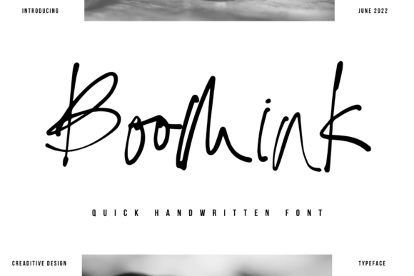 Boomink: A Thin-Lettered Monoline Script Font for Digital Design