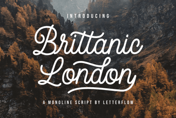 Brittanic London Font: A Down-to-Earth Script Handwritten Typeface