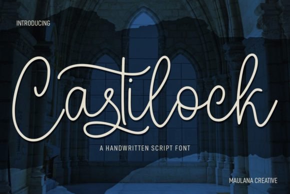 Castilock: A Casual Script Font for Editorial Branding
