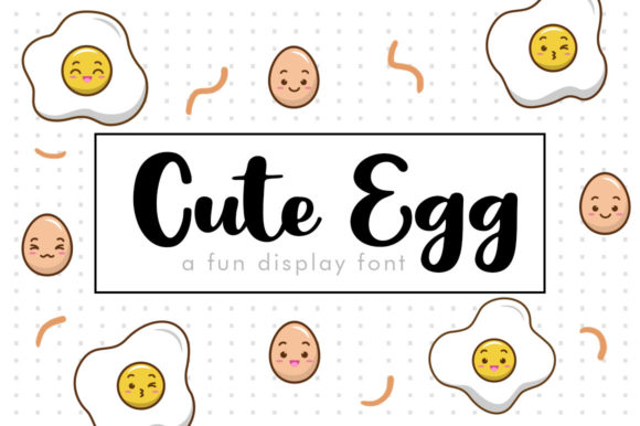 Cute Egg Script Font for Playful Brand Identity