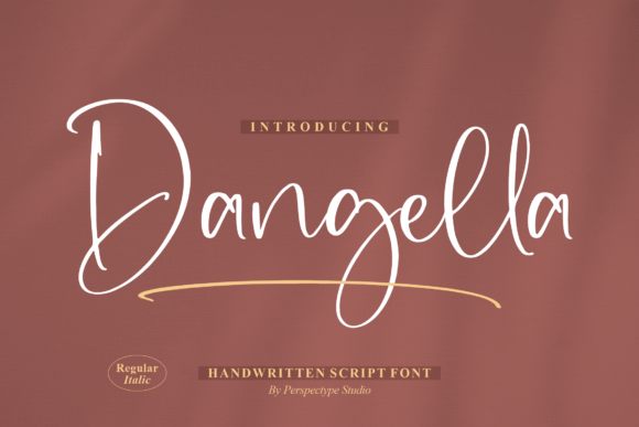 Dangella: A Script Handwritten Font for Thoughtful Editorial Design