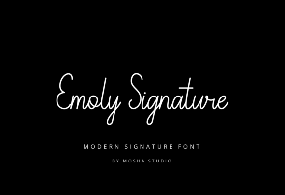 Emoly Signature: A Romantic Script Handwritten Font for Campaigns That Feel Human