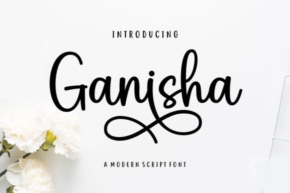 Ganisha: A Modern Script Handwritten Font for Digital Branding