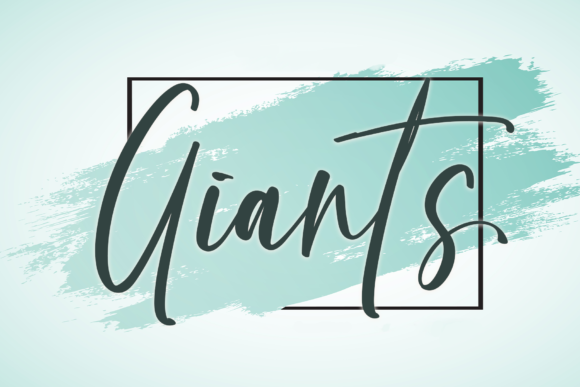 Giants: A Script Handwritten Font for Elegant Brand Identity