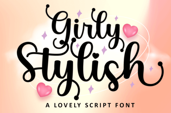 Girly Stylish: Elegant Script Handwritten Font for Modern Design