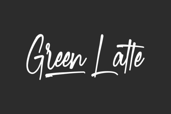 Green Latte: A Relaxed Script Font for Modern Digital Branding