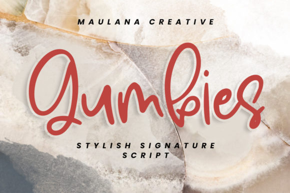 Gumbies Script Font for Digital Branding