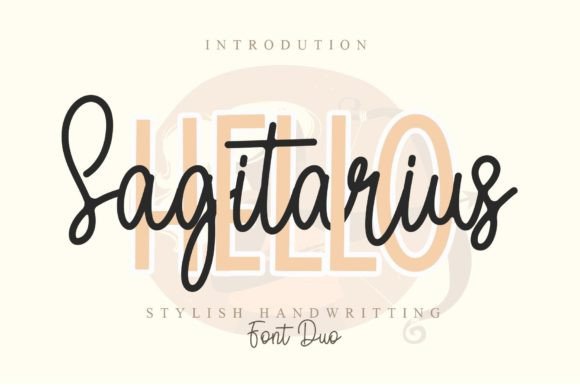 Hello Sagitarius Font for Chic, Cheerful Branding