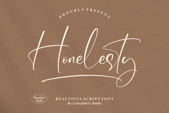 Honelesty Script Font for Warm, Memorable Branding