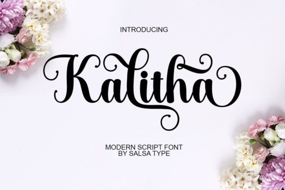 Kalitha: A Contemporary Script Font for Digital Branding
