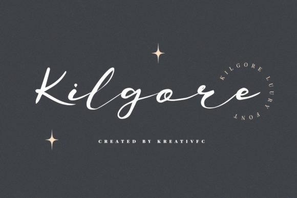 Kilgore: A Luxury Script Font for Handmade Creators