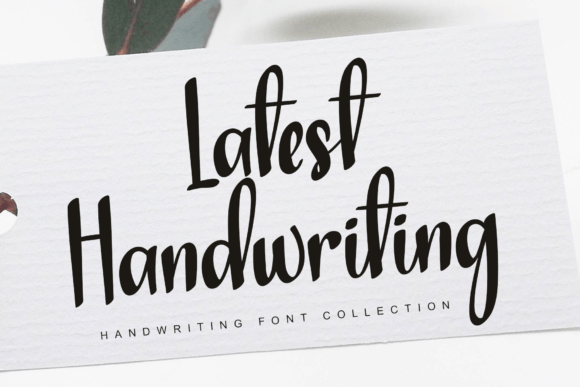 Latest Handwriting: A Sweet, Romantic Script Font for Brand Warmth