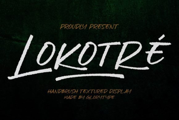 Lokotre: A Script Handwritten Font for Warm Editorial Identity