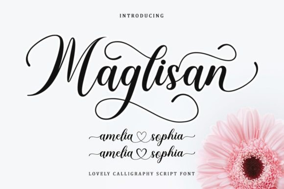 Maglisan Script Font for Handmade & Wedding Design