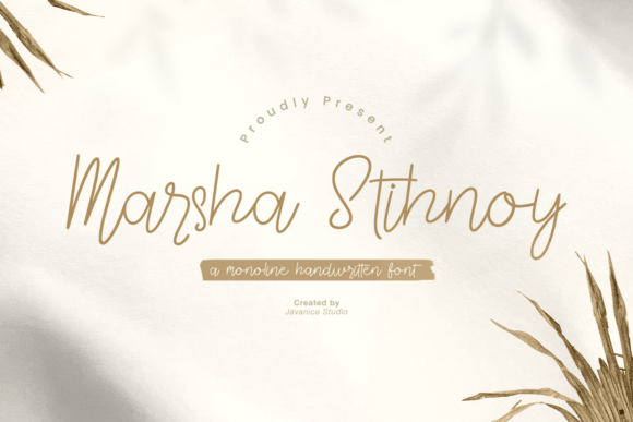 Marsha Stihnoy Script Font for Handmade Branding