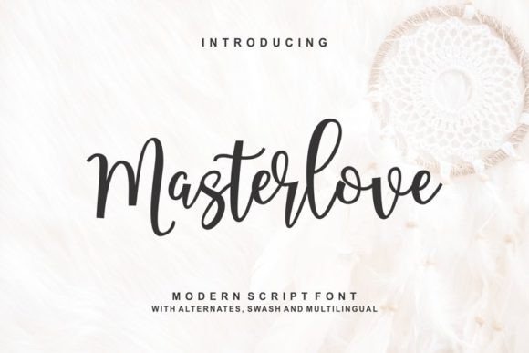 Masterlove Script Font for Elegant Branding