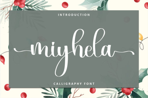 Miyhela: A Refined Script Font for Thoughtful Editorial Design