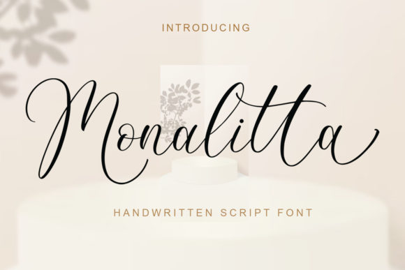 Monalitta Script Font for Modern Brand Identity