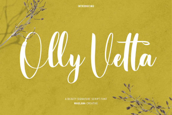 Olly Vetta: A Modern Script Font for Standout Campaign Visuals