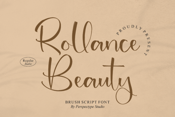 Rollance Beauty: A Handwritten Brush Script Font for Warm, Inviting Design
