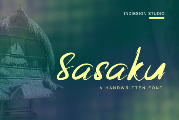 Sasaku Script Font for Elegant Branding Projects