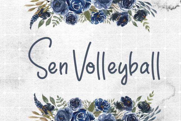 Sen Volleyball Script Font for Handmade Creators