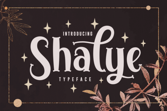 Shalye: A Romantic Script Handwritten Font for Crafters