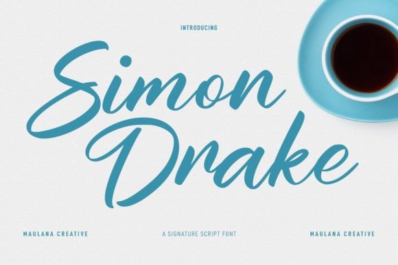 Simon Drake Font for Small Business Branding