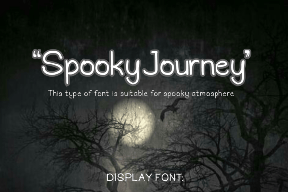 Spooky Journey Font for Handmade Creators