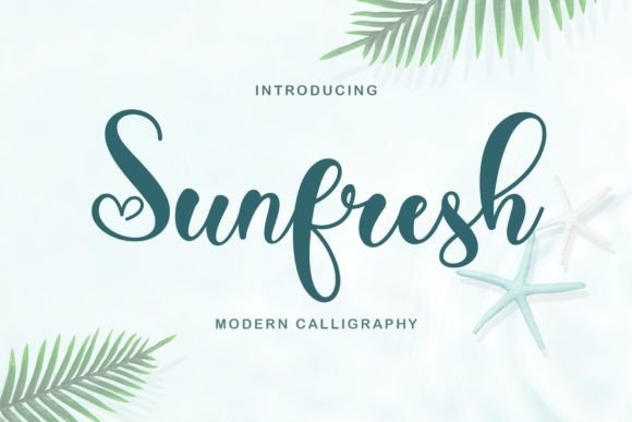 Sunfresh Script Font for Digital Branding