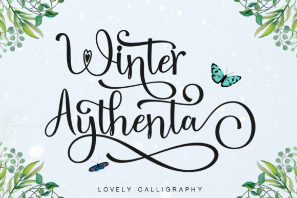 Winter Aythenta: A Thin Lettered Script Font for Elegant Digital Branding