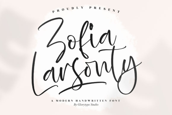 Zofia Larsonty: A Modern Handwritten Font for Campaign Clarity